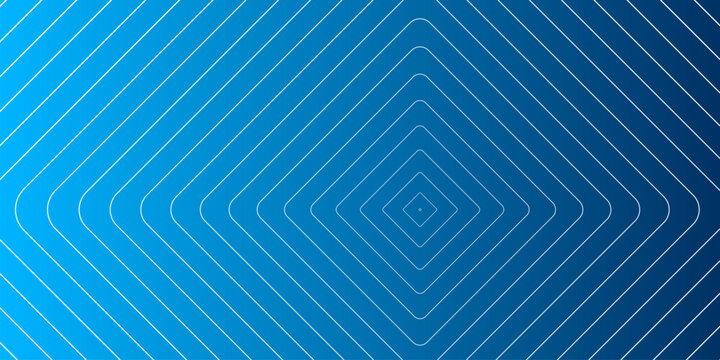 Gradient blue geometric pattern with concentric diamond shapes, for background or website header, vector