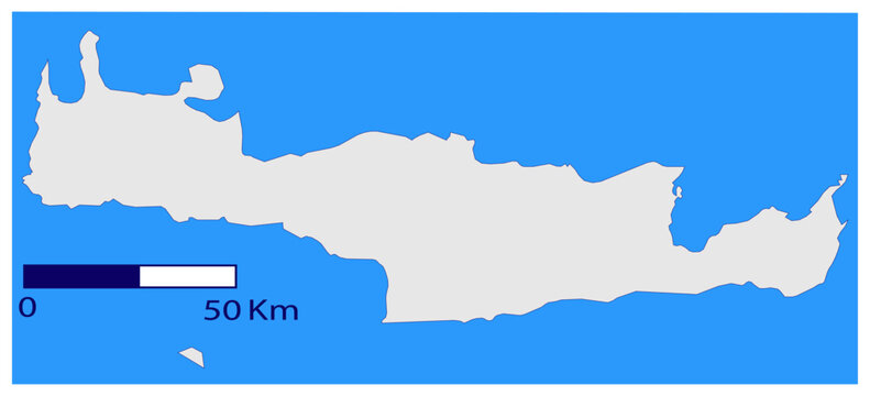 Crete Vector Map