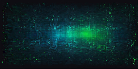 Obraz premium Abstract blue and light backgrounds with particles featuring a futuristic digital tech pattern and wave design for a modern science concept wallpaper