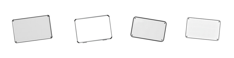 Fototapeta premium Collection for Variety of rectangle shapes isolated on transparent background