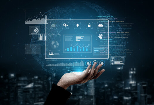 Data dashboard and analytics system supports business, analytics, and data insights through centralized charts, statistics, and monitoring interface Vouch