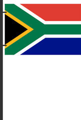 Fototapeta premium south africa flag