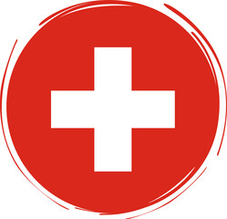 Obraz premium swiss flag