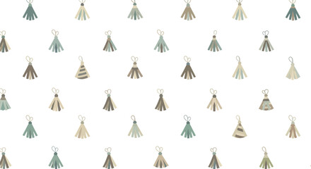 Teepee tent shapes arranged in a repeating pattern on a white background, flat design style © masiku