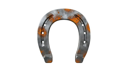 Rusted Metal Horseshoe