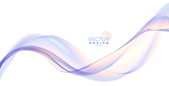 isolated colorful soft gradient dynamic flow wavy lines background