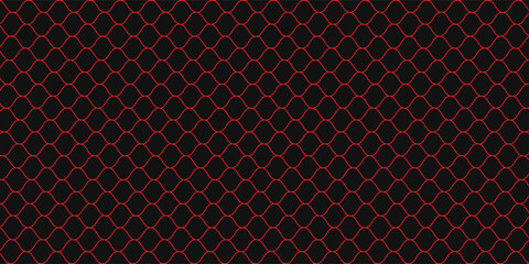 Seamless red and black overlapping woven pattern vector
