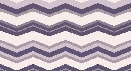 Zigzag chevron pattern in muted purple and beige tones, graphic vector design.