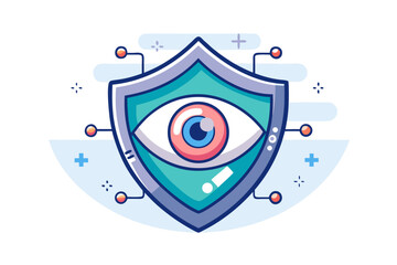 digital eye cyber security shield