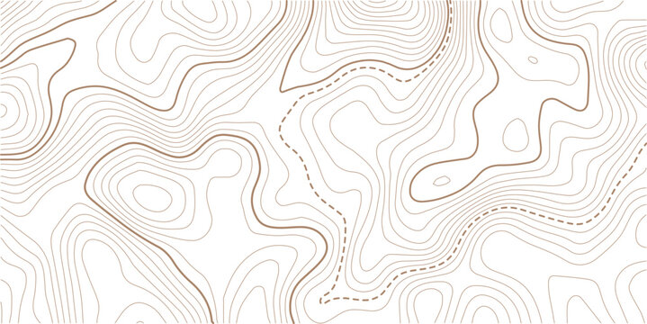 Topographic gold luxury map background. Geographic abstract pattern. The topo contour or wallpaper..paper texture Imitation of a geographical map shades.
