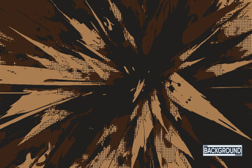 Abstract Explosive Grunge Background