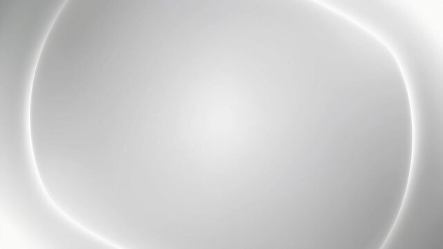 Abstract flowing light curves and glowing gradients on a soft gray background, creating a clean