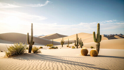 desert landscape with cactus