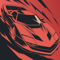 seamless background with cars