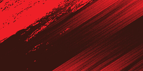 Red color pattern gradient grunge texture background. Dots pop art comics sport style vector illustration Abstract background dark red with modern corporate concept