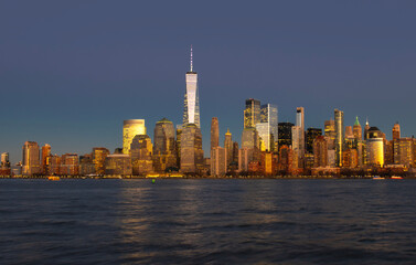 New York city. New York skyline downtown. New York landmark cityscape. New York panorama skyline....