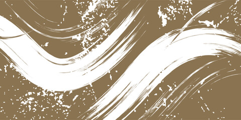 Abstract beige paint texture with sweeping brush strokes and artistic movement, perfect for backgrounds, posters, branding, and modern digital artwork.