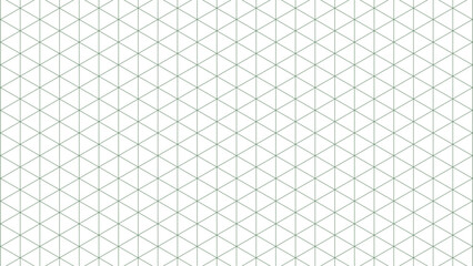 Isometric grid pattern with lines and vertices on a white background, perfect for technical drawings and design projects