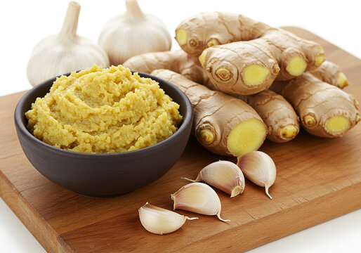 Garlic and ginger whole and paste 
