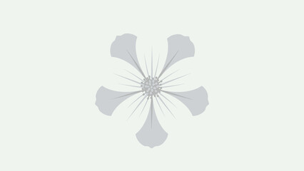 A serene, abstract graphic symbolizing psychological equilibrium and mental clarity, representing the delicate unfolding of thought and inner peace within the mind