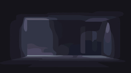 Exploring the depths of the human psyche a visual journey into the subconscious, reflecting complex psicology and introspection within a desolate chamber