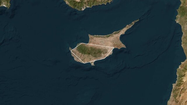 Cyprus Country label Animation 1080 footages 00.15