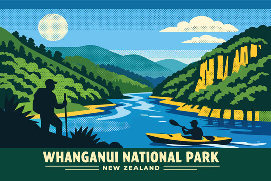 Whanganui National Park New Zealand River Forest Landscape Design