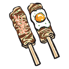 はしまきのイラスト