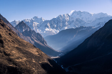Manaslu Nepal Dramatic View The