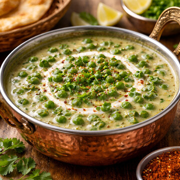 Methi Matar Malai curry