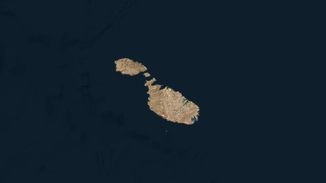 Malta Country label Animation 1080 footages 00.15