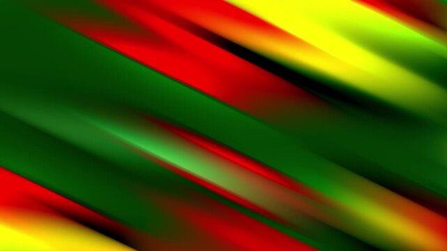 Abstract vibrant diagonal pattern in green, red, and yellow. Perfect for backgrounds, packaging design, textiles, and digital graphics projects.
