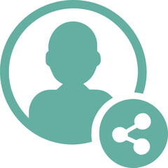 User profile with share con