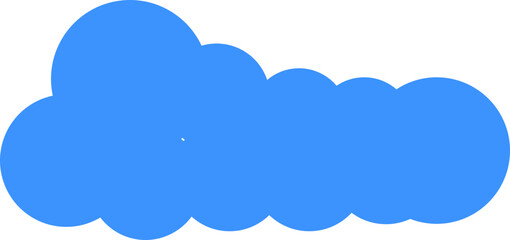 Fluffy cloud frame label set. Cloud shaped and jagged frame silhouette oval and circle frames with scalloped edges. Vector illustration