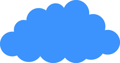 Fluffy cloud frame label set. Cloud shaped and jagged frame silhouette oval and circle frames with scalloped edges. Vector illustration