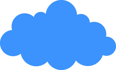 Fluffy cloud frame label set. Cloud shaped and jagged frame silhouette oval and circle frames with scalloped edges. Vector illustration