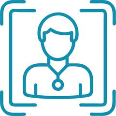 user profile id icon