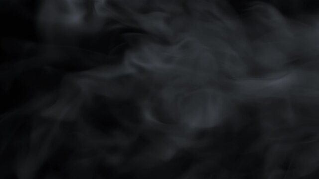 Realistic Thin Smoke Final Dissipation and Reveal, 4K Transparent Overlay Alpha Chanel Part 4.