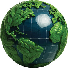 3D Sustainable Energy Globe