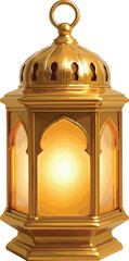 3D Ramadan Luxury Lantern