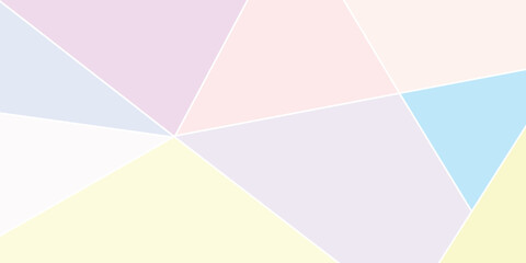 Pastel Abstract Polygon Geometric Background with Soft Colors