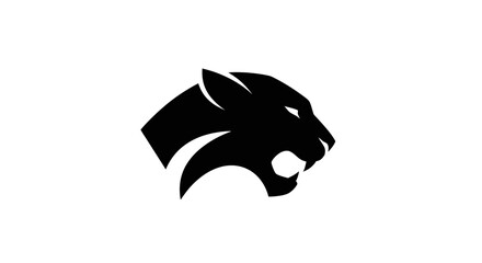 Black Panther Head Logo Icon
