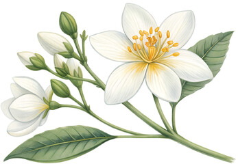 Obraz premium Single jasmine flower