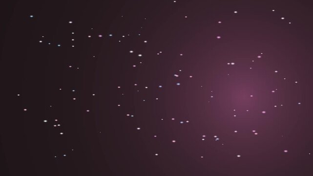 Launching Energetic Dots Scene With Magnetic Purple Glow