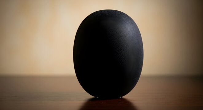 black leather chair