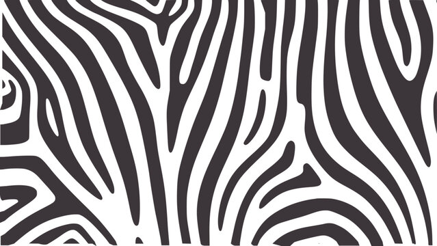 Black and zebra stripe texture pattern seamless