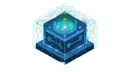 Abstract digital data cube