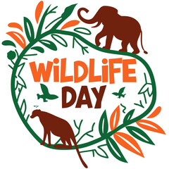 wild animal vector illustration