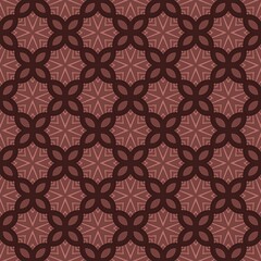 Seamless damask pattern and vintage floral wallpaper featuring a baroque ornament texture for antique textile decoration