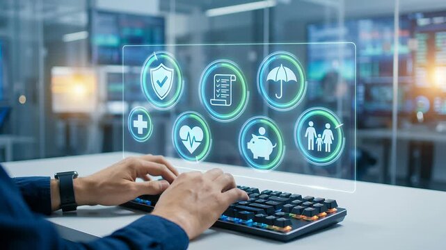 Digital health insurance policy online service provides family life financial protection and risk management through advanced technology ensuring secure efficient coverage for comprehensive needs